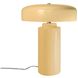 Portable 16.5 inch 60.00 watt Muted Yellow and Polished Nickel Portable Lamp Portable Light