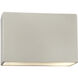 Ambiance Collection LED 8 inch Carrara Marble Outdoor Wall Sconce