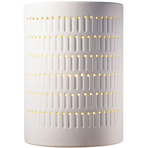 Ambiance Cactus Cylinder LED 9.75 inch Bisque Wall Sconce Wall Light, Large