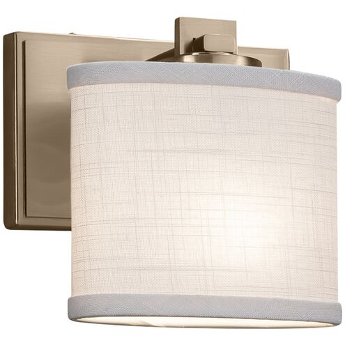 Textile 1 Light 7 inch Brushed Brass ADA Wall Sconce Wall Light, Era Family, Choices