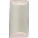 Ambiance 1 Light 5.5 inch White Crackle Wall Sconce Wall Light