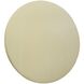 Ambiance Collection - Backlit Wall Sconce Wall Light in Vanilla Gloss, 13W x 13H, Form+Finish+Function