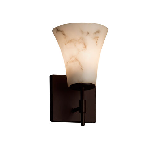 Lumenaria Wall Sconce Wall Light in 700 Lm LED, Dark Bronze, Round Flared