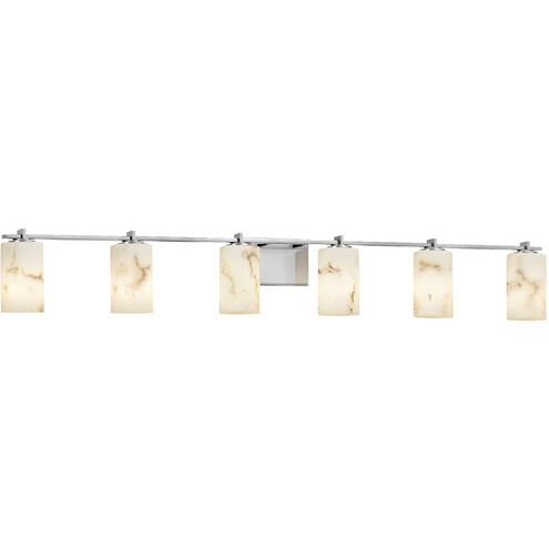 Lumenaria LED 55.75 inch Brushed Nickel Bath Bar Wall Light in 4200 Lm LED, Round Flared