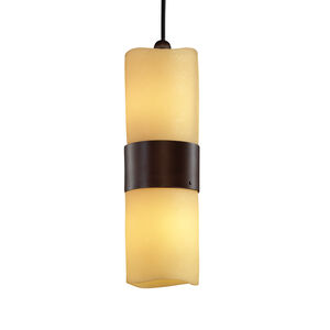 CandleAria LED 4 inch Brushed Nickel Pendant Ceiling Light
