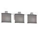 Textile 3 Light 25.5 inch Polished Chrome Bath Vanity Light Wall Light, Ardent Family, Choices