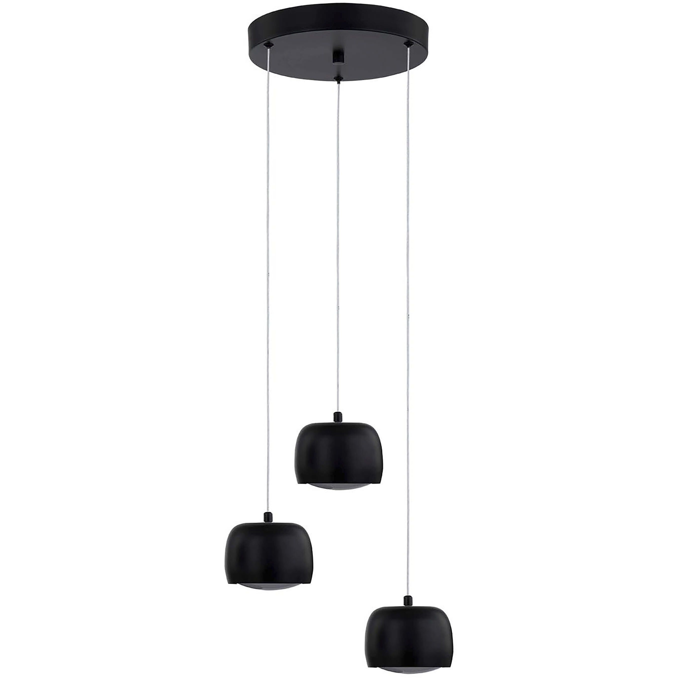 Frascati 3 Light 11.75 inch Matte Black Pendant Ceiling Light