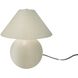 Portable 12 inch 120.00 watt Celadon Green Crackle and Brushed Brass Portable Lamp Portable Light