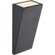 Corwin Family 1 Light 12 inch Matte Black Outdoor Wall Sconce in 4" D x 5.5" W x 12" H, EVOLV