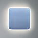 Ambiance Collection - Backlit Wall Sconce Wall Light in Sky Blue, Form+Finish+Function