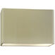 Ambiance Collection LED 6 inch Vanilla (Gloss) Outdoor Wall Sconce