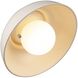 Ambiance Collection 1 Light 10 inch Matte White Wall Sconce Wall Light, Form+Finish+Function