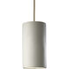 Radiance Collection 1 Light 7 inch Cerise with Brushed Nickel Pendant Ceiling Light
