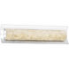 Alabaster Rocks LED 21.5 inch Polished Chrome Vanity Light Wall Light