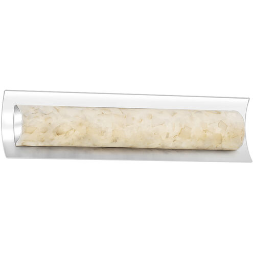 Alabaster Rocks LED 21.5 inch Polished Chrome Vanity Light Wall Light