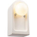 Ambiance Collection 1 Light 4.75 inch Gloss White Wall Sconce Wall Light