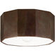 Radiance Collection 1 Light 12.25 inch Gloss White Flush-Mount Ceiling Light