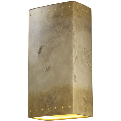Ambiance Rectangle LED 11 inch Carbon Matte Black Wall Sconce Wall Light, Really Big