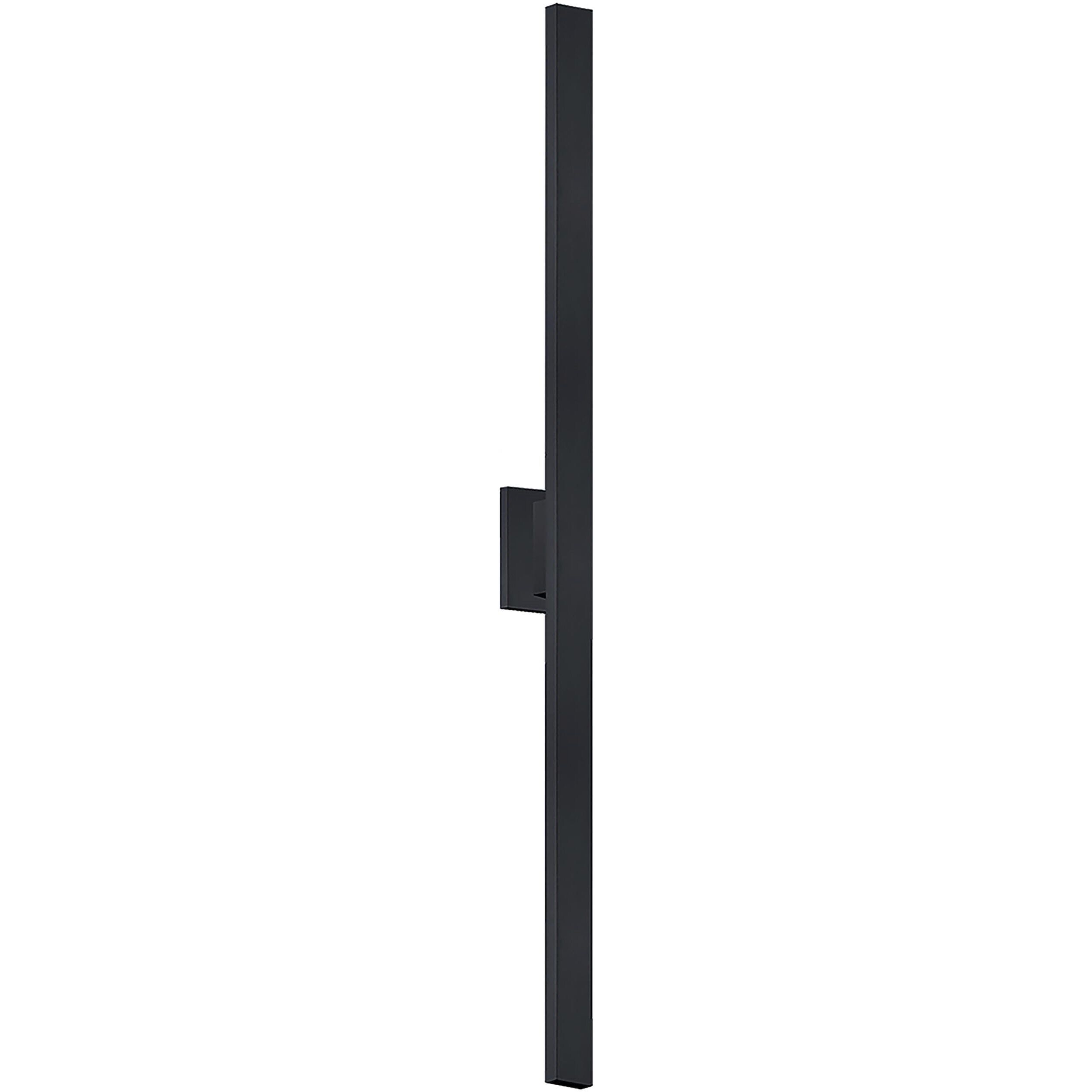 Zarai Family 1 Light 60 inch Matte Black Outdoor Wall Sconce in 3" D x 4.5" W x 60" H, EVOLV