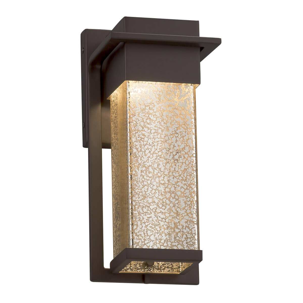 Fusion LED 5 inch Brushed Nickel Wall Sconce Wall Light in Seeded Fusion