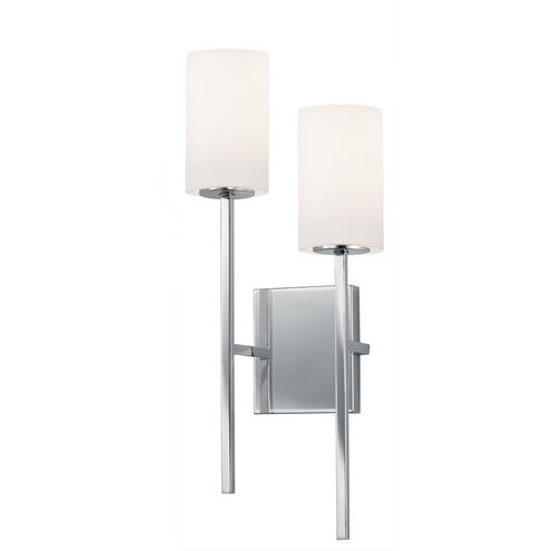 EVOLV 12 inch Polished Chrome Wall Sconce Wall Light, Rise Family