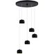 Frascati 5 Light 17.75 inch Matte Black Pendant Ceiling Light