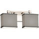 Textile 14.5 inch Polished Chrome Bath Bar Wall Light