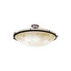 LumenAria LED 51 inch Dark Bronze Semi-Flush Ceiling Light in 6000 Lm LED, Bowl