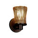 Veneto Luce 1 Light 5.25 inch Dark Bronze Wall Sconce Wall Light in Amber (Veneto Luce), Incandescent