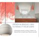 Ambiance Quarter Sphere LED 20 inch Bisque Wall Sconce Wall Light, Really Big