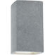 Ambiance LED 5.25 inch Concrete ADA Wall Sconce Wall Light
