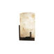 Alabaster Rocks LED 5.5 inch Matte Black ADA Wall Sconce Wall Light in 700 Lm LED