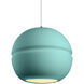 Radiance Collection 1 Light 12 inch Dark Bronze and Reflecting Pool and White Pendant Ceiling Light