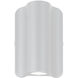 Cove LED 6.75 inch Matte White Outdoor Wall Sconce