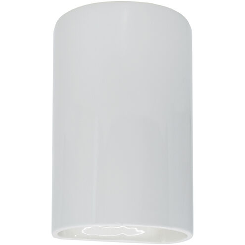 Ambiance 2 Light 7.75 inch Gloss White ADA Wall Sconce Wall Light in Incandescent, Gloss White/Gloss White