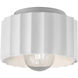 Radiance Collection 1 Light 8 inch Gloss White Flush-Mount Ceiling Light