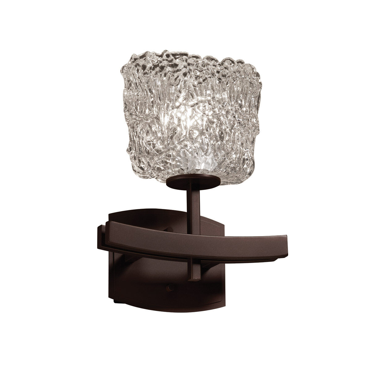 Veneto Luce 1 Light 9 inch Dark Bronze Wall Sconce Wall Light in Lace (Veneto Luce), Oval, Incandescent