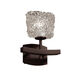 Veneto Luce 1 Light 9 inch Dark Bronze Wall Sconce Wall Light in Lace (Veneto Luce), Oval, Incandescent