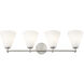 Fusion Collection - Pavia Family 4 Light 33.75 inch Bathroom Vanity Light