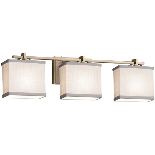 Textile LED 25.75 inch Brushed Brass Bath Bar Wall Light