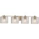 Fusion 34 inch Brushed Brass Bath Bar Wall Light