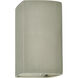 Ambiance 1 Light 13.5 inch Celadon Green Crackle Outdoor Wall Sconce in Incandescent, Large