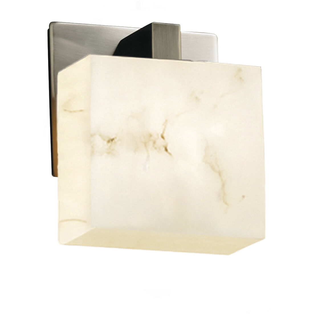 Lumenaria Wall Sconce Wall Light in 700 Lm LED, Brushed Nickel, Rectangle