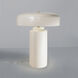 Portable 16.5 inch 60 watt Midnight Sky and Matte White Table Lamp Portable Light