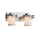 Textile LED 17 inch Brushed Nickel Bath Bar Wall Light