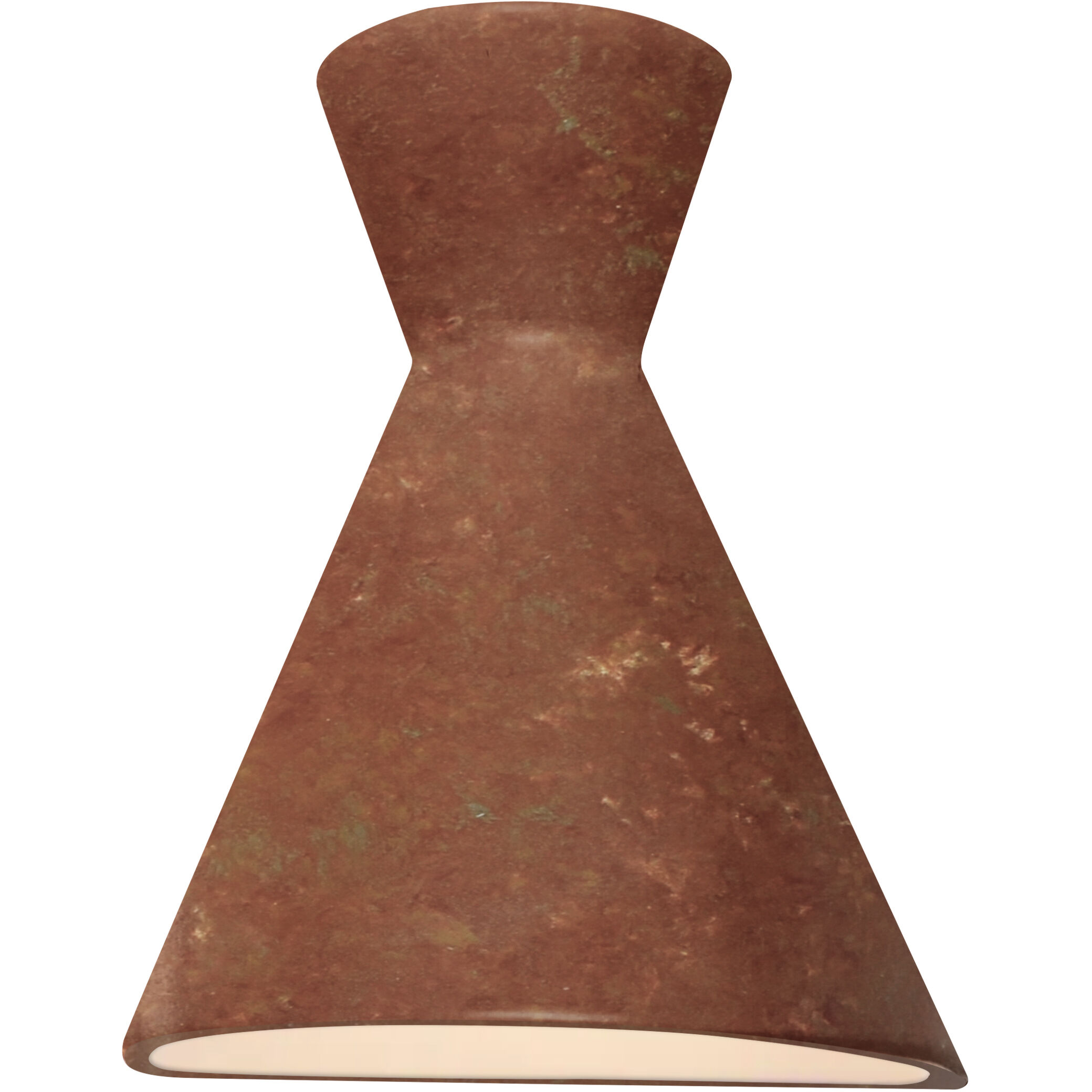 Ambiance Collection - Retro LED 13 inch Rust Patina Outdoor Wall Sconce, Form+Finish+Function
