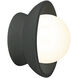 Ambiance Collection Wall Sconce Wall Light in Pewter Green