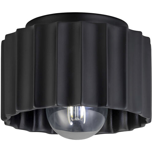 Radiance Collection 1 Light 8 inch Carbon Matte Black Flush-Mount Ceiling Light