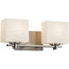 Porcelina 2 Light 15.50 inch Bathroom Vanity Light