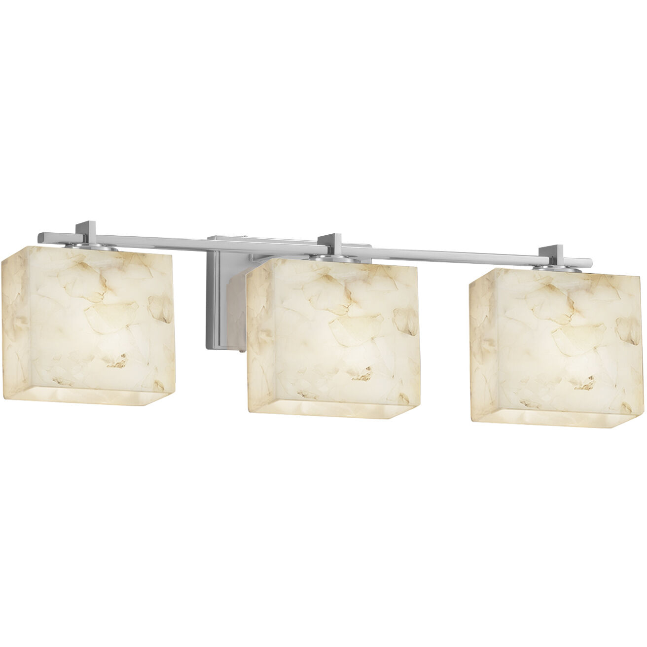 Alabaster Rocks LED 25.75 inch Polished Chrome Vanity Light Wall Light in 2100 Lm LED, Rectangle